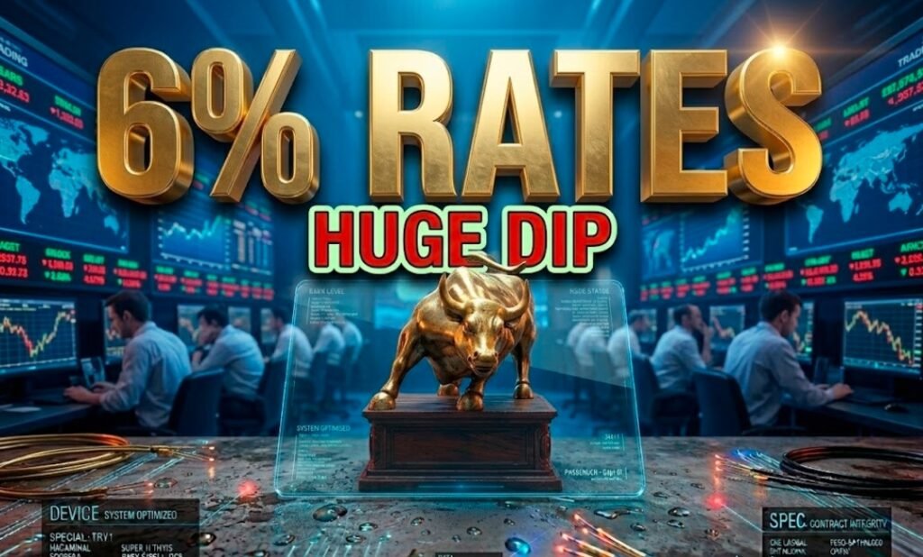 mortgage rates chart dipping near 6 percent today