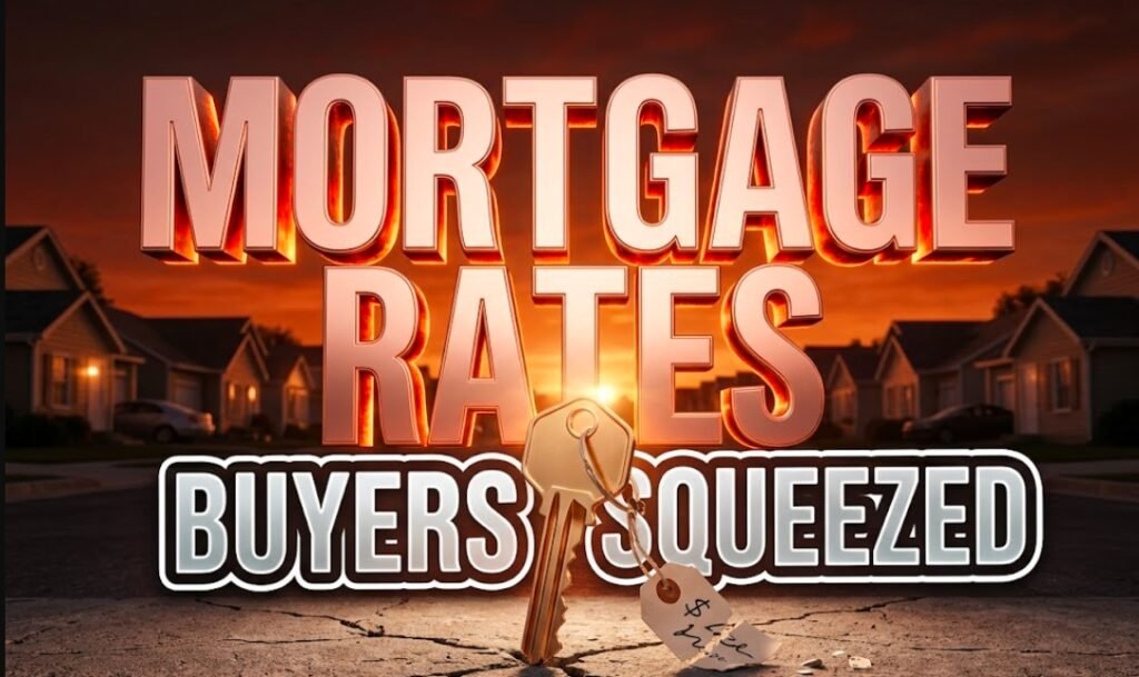 mortgage rates rise spring 2026 homebuyers affordability squeeze