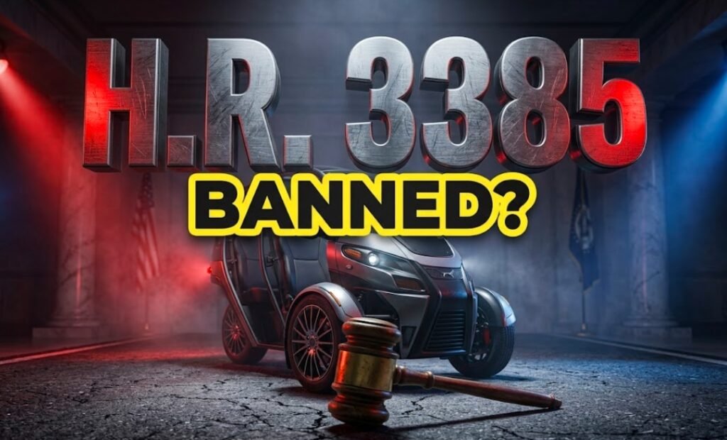 proposed US law banning three wheeled autocycles like Polaris Slingshot