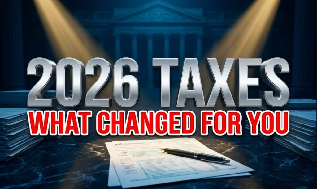  2026 federal tax code changes for American households