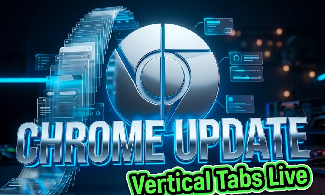 Chrome browser vertical tabs sidebar feature update