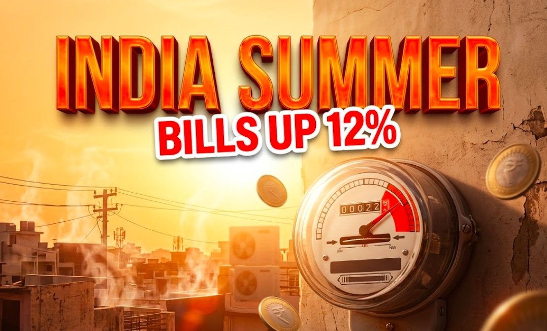 Indian household summer electricity bills rising due to heatwave 2026