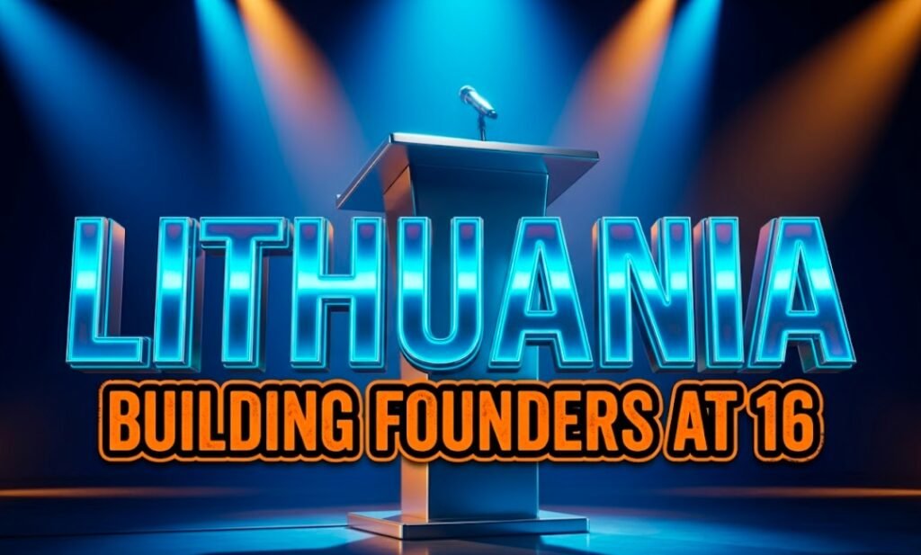 Lithuania student entrepreneurship education startup pitch program