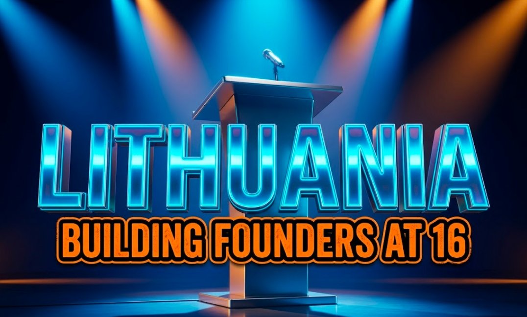 Lithuania student entrepreneurship education startup pitch program