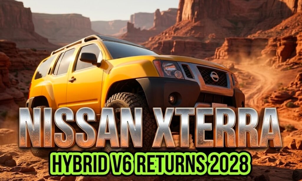 Nissan Xterra body-on-frame SUV hybrid V6 off-road vehicle