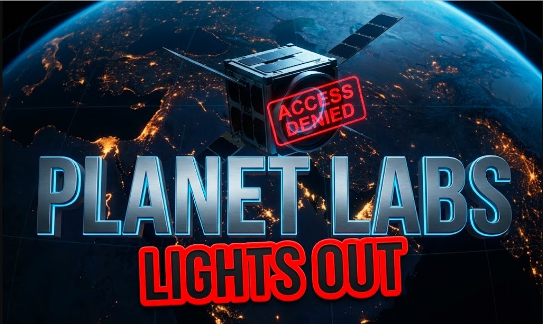 Planet Labs satellite imagery blackout Middle East conflict zone 2026