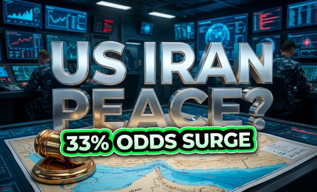 US Iran peace deal negotiations market probability forecast