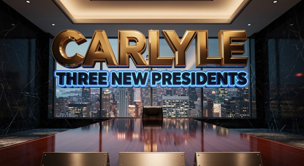 Carlyle Group private equity leadership restructuring 2026