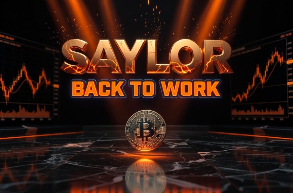 Michael Saylor Strategy Bitcoin accumulation orange dots chart