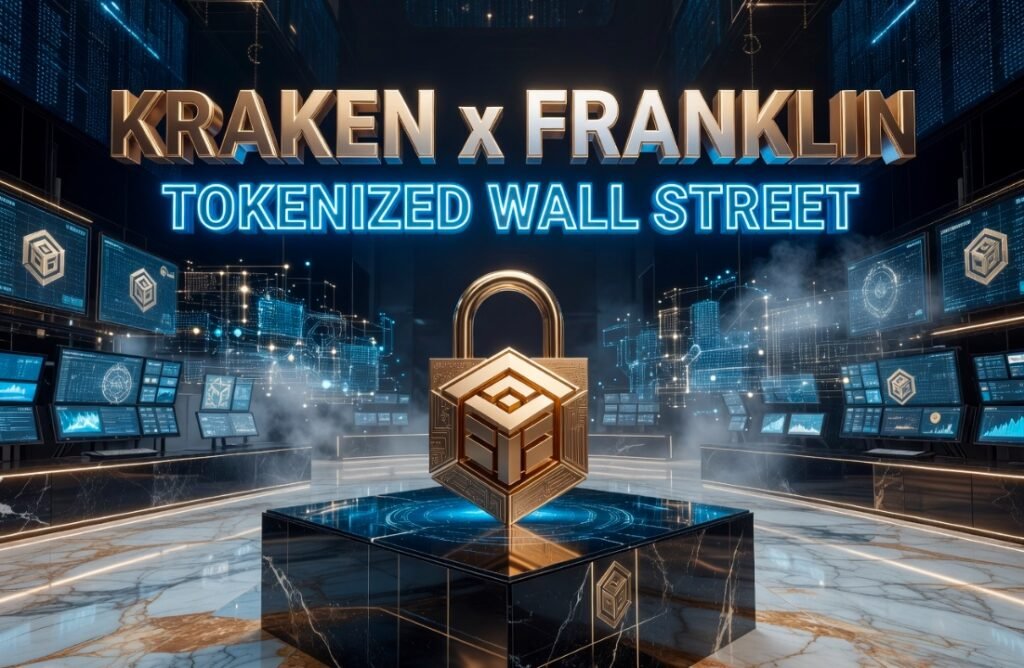 Payward Kraken Franklin Templeton tokenized securities blockchain partnership 2026