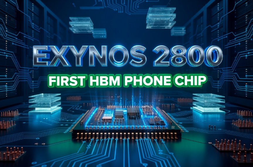 Samsung Exynos 2800 HBM mobile chip on-device AI performance