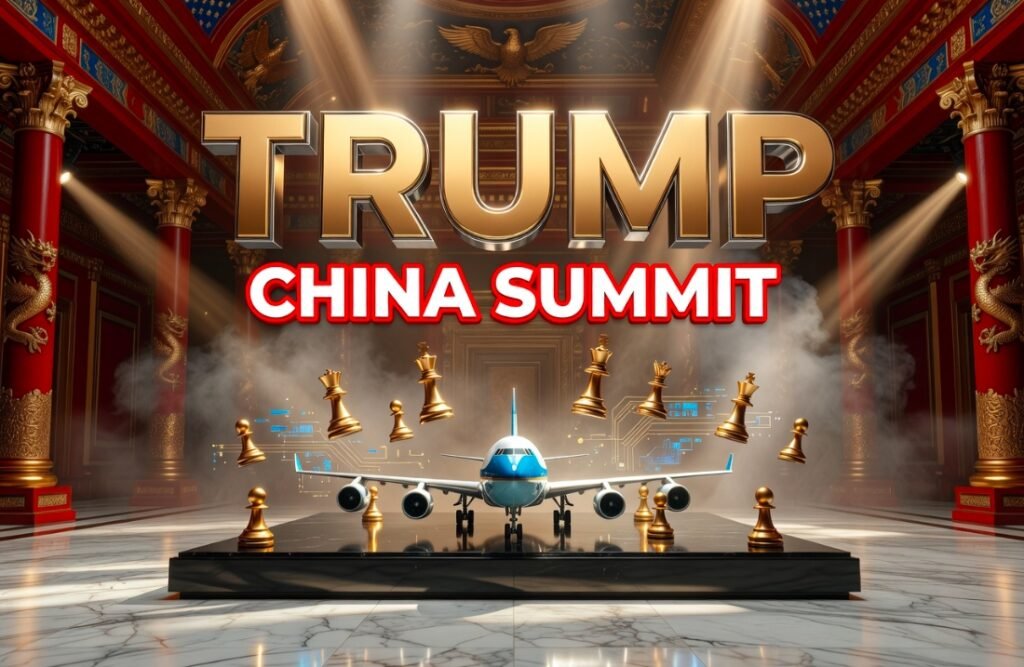 Trump China state visit Jensen Huang Elon Musk Bitcoin market rally