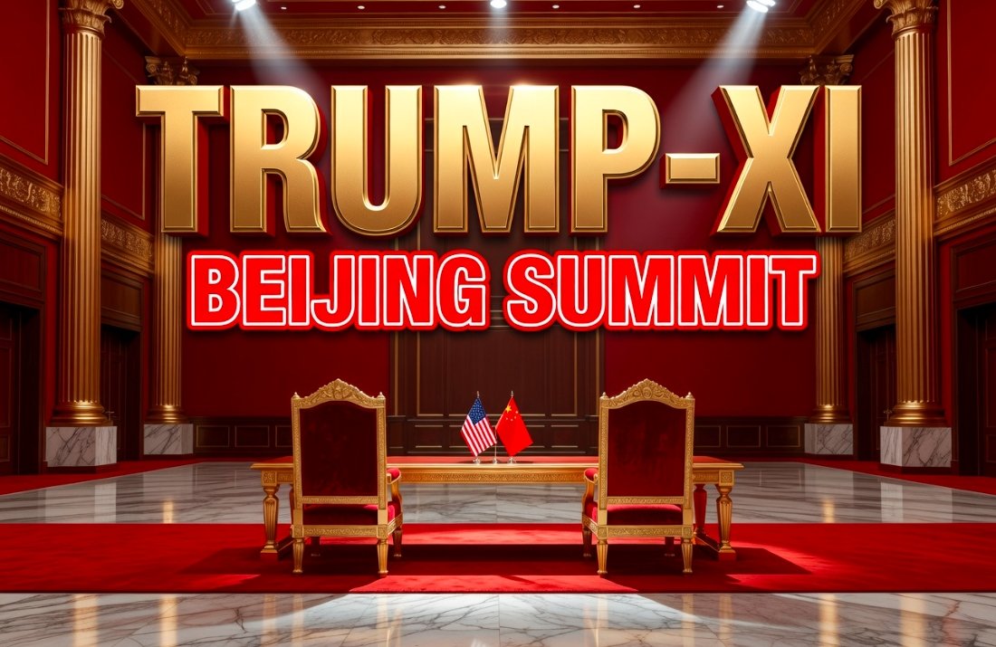 Trump Xi Beijing summit trade Taiwan AI chips 2026