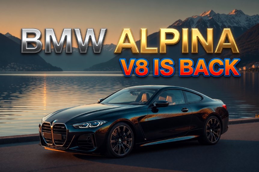 Vision B MW ALPINA V8 grand tourer concept reveal 2026