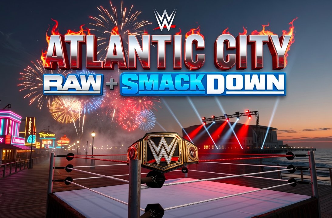 WWE Raw SmackDown Atlantic City Boardwalk Hall double taping