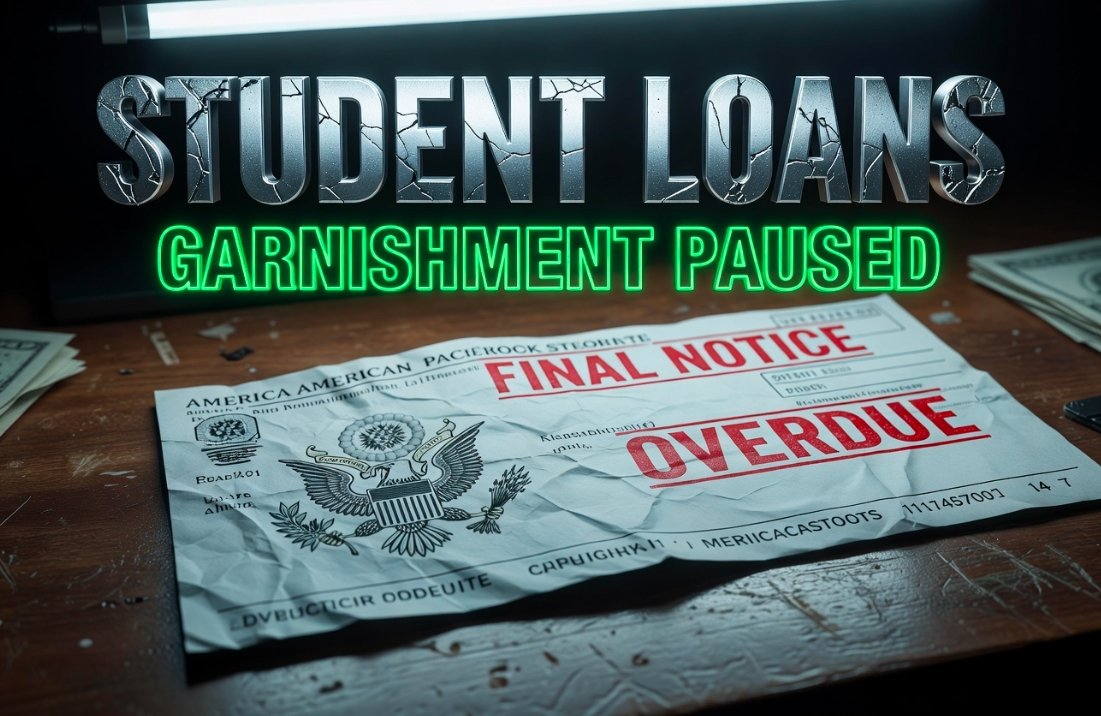 federal student loan default wage garnishment pause borrowers 2026