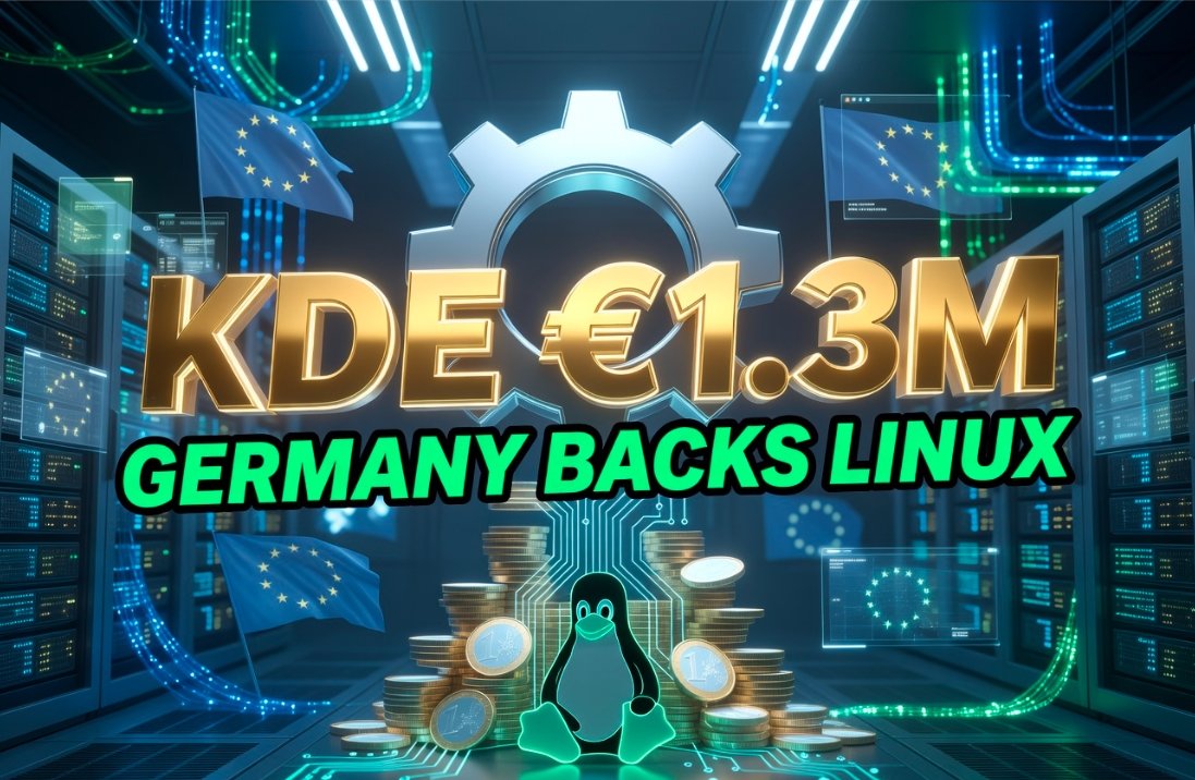 germany sovereign tech fund kde plasma desktop investment