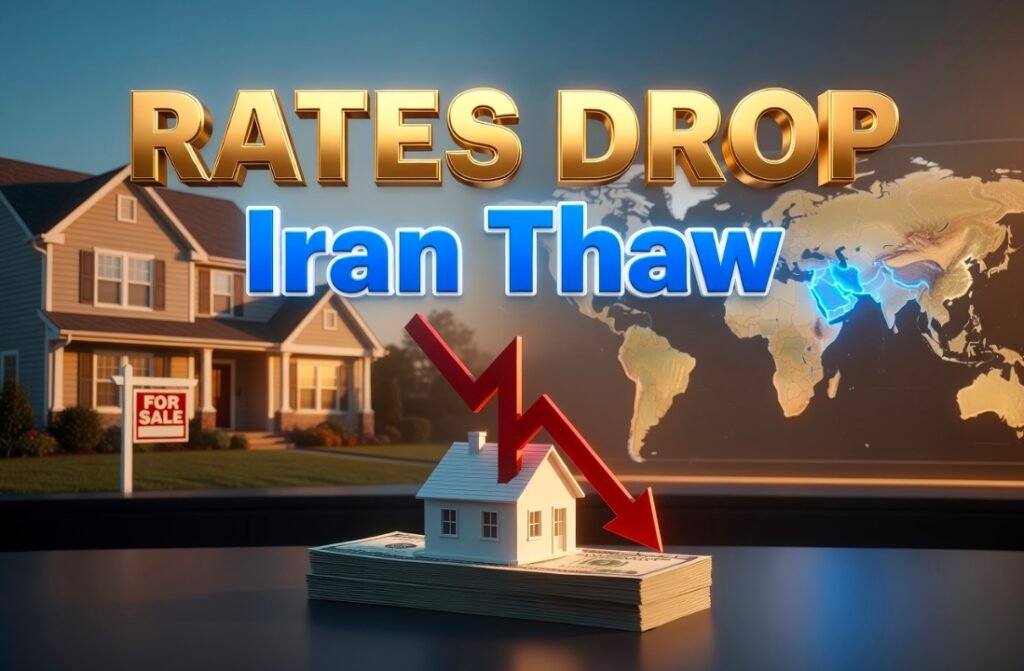 mortgage rates falling as Iran tensions ease 2026