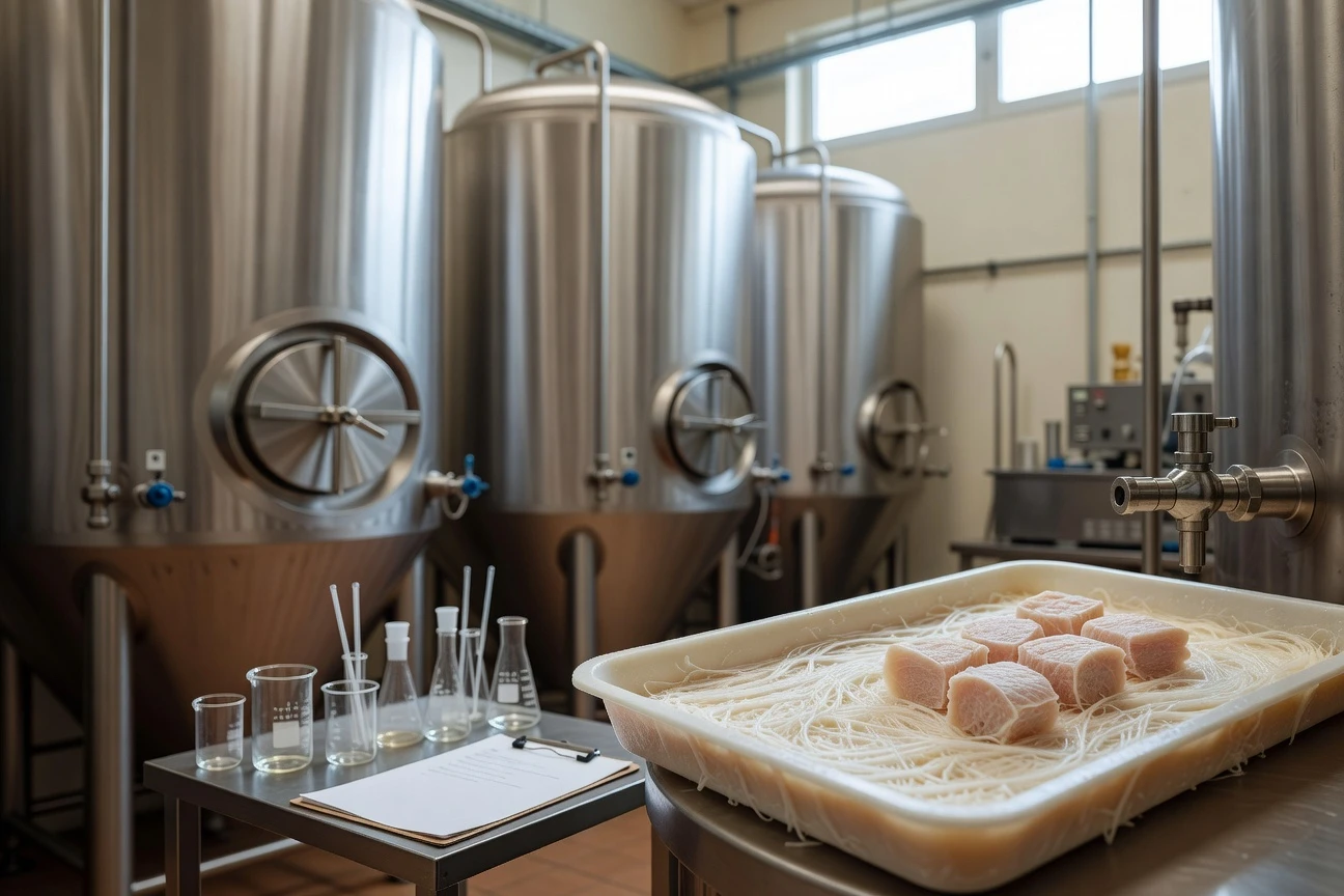 Pacifico Biolabs brewery fermentation protein production in Europe.