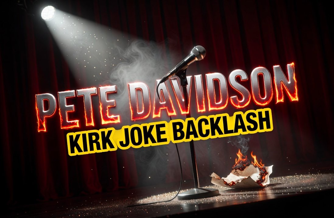 pete davidson charlie kirk joke kevin hart netflix roast
