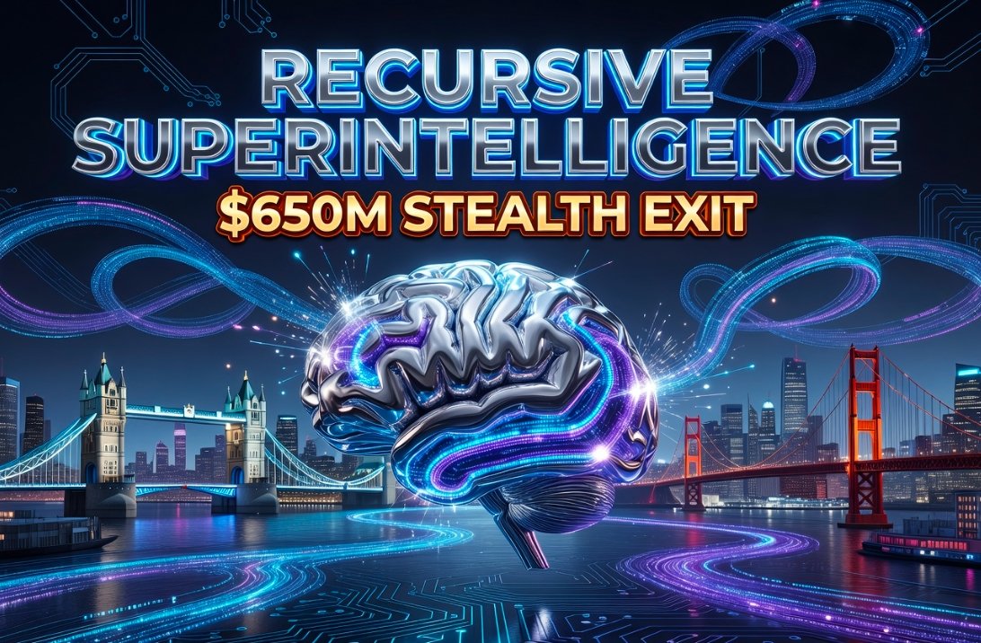 recursive superintelligence self improving AI startup funding launch