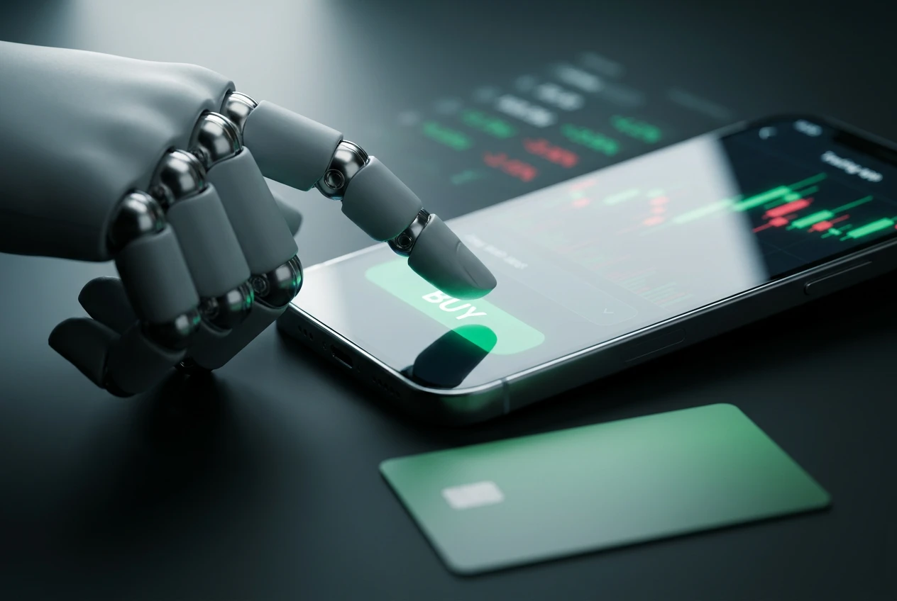 Robinhood AI agents trading stocks and spending on a user's behalf explained.