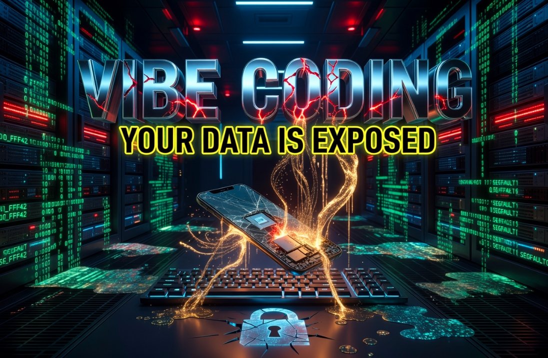 vibe coding AI apps exposing sensitive corporate data security risk