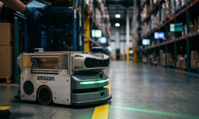 Amazon robots boost jobs warehouse automation