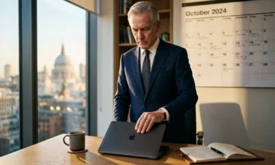 Business leader protecting time to think at desk