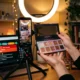 eCosmetics Live app live beauty auction on phone