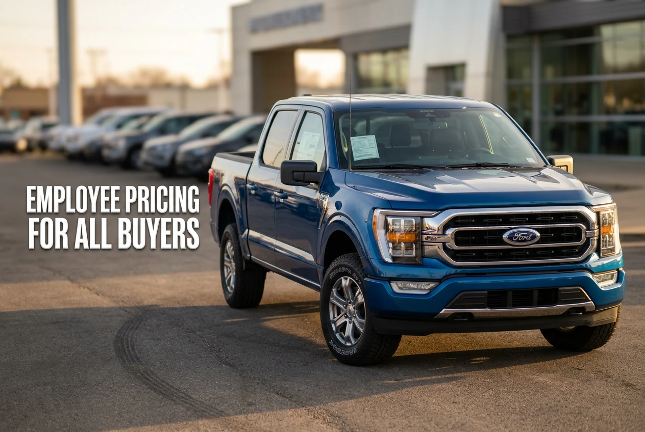 Ford employee pricing 2026 deal explained for new truck and SUV buyers.