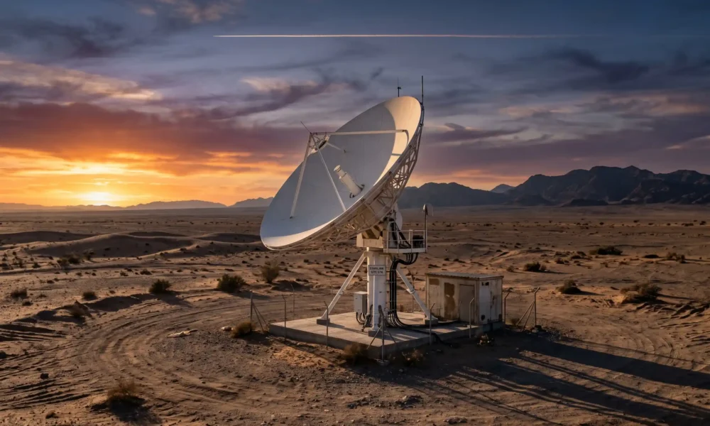 Iran Starlink ground station under military threat
