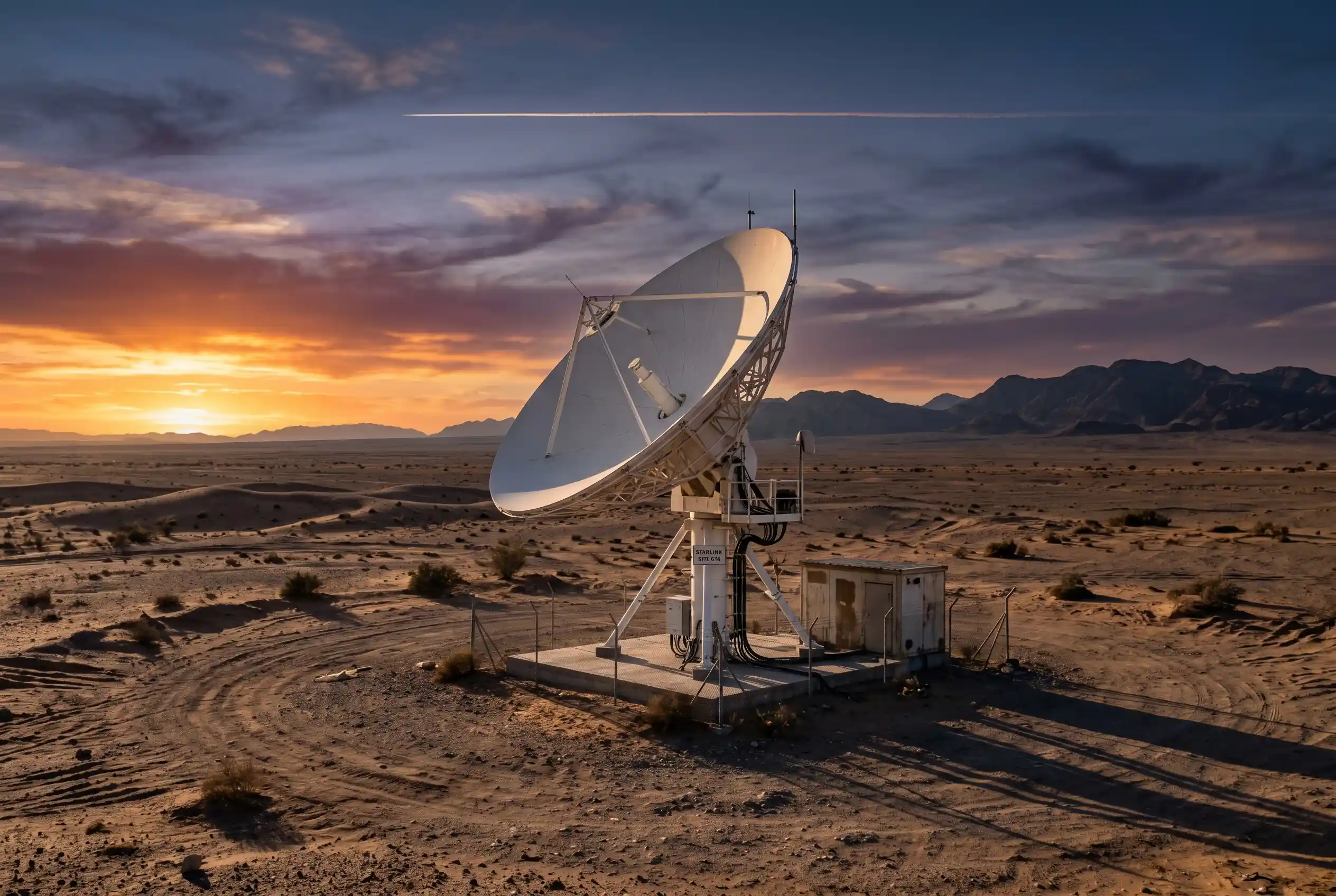 Iran Starlink ground station under military threat