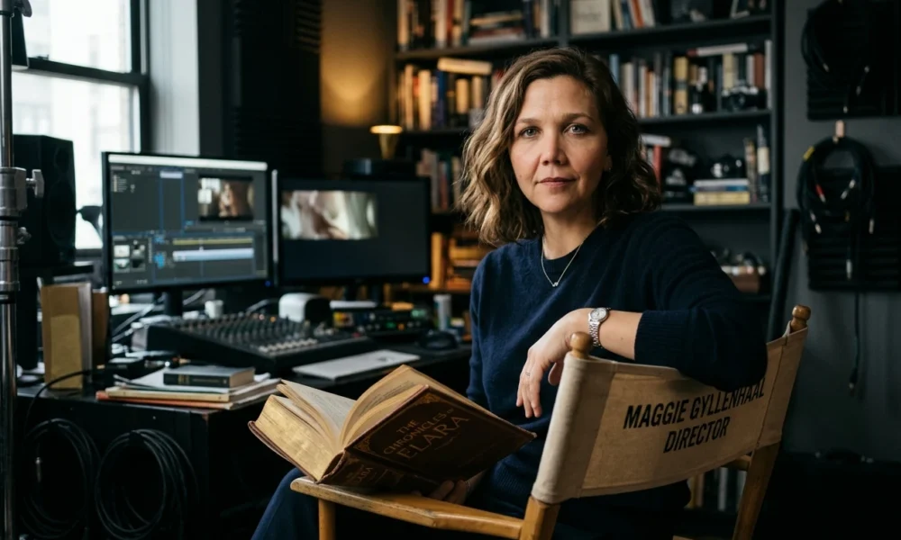 Maggie Gyllenhaal directing Rachel Kushner Creation Lake film