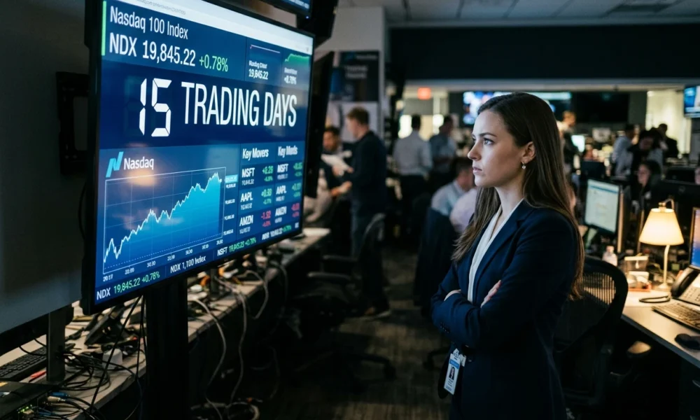 Nasdaq 100 fast entry rule clears 15-day mega-cap IPO path