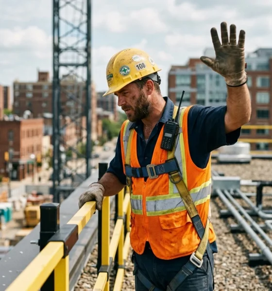Rochester roofing company OSHA fall protection violation fine