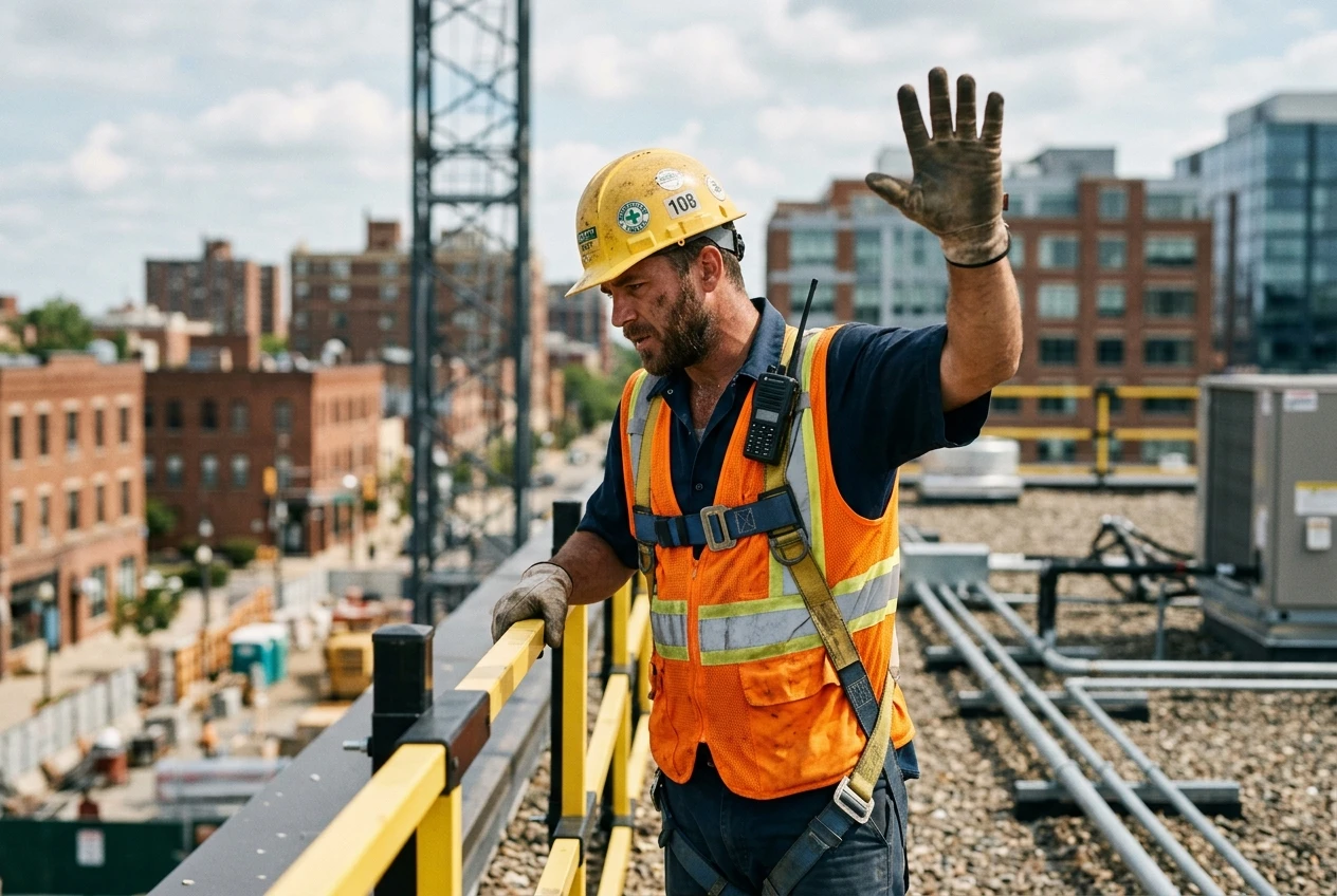 Rochester roofing company OSHA fall protection violation fine