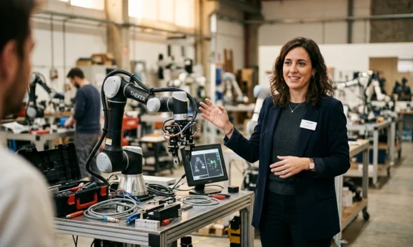 Theker Barcelona AI-native generalist factory robot