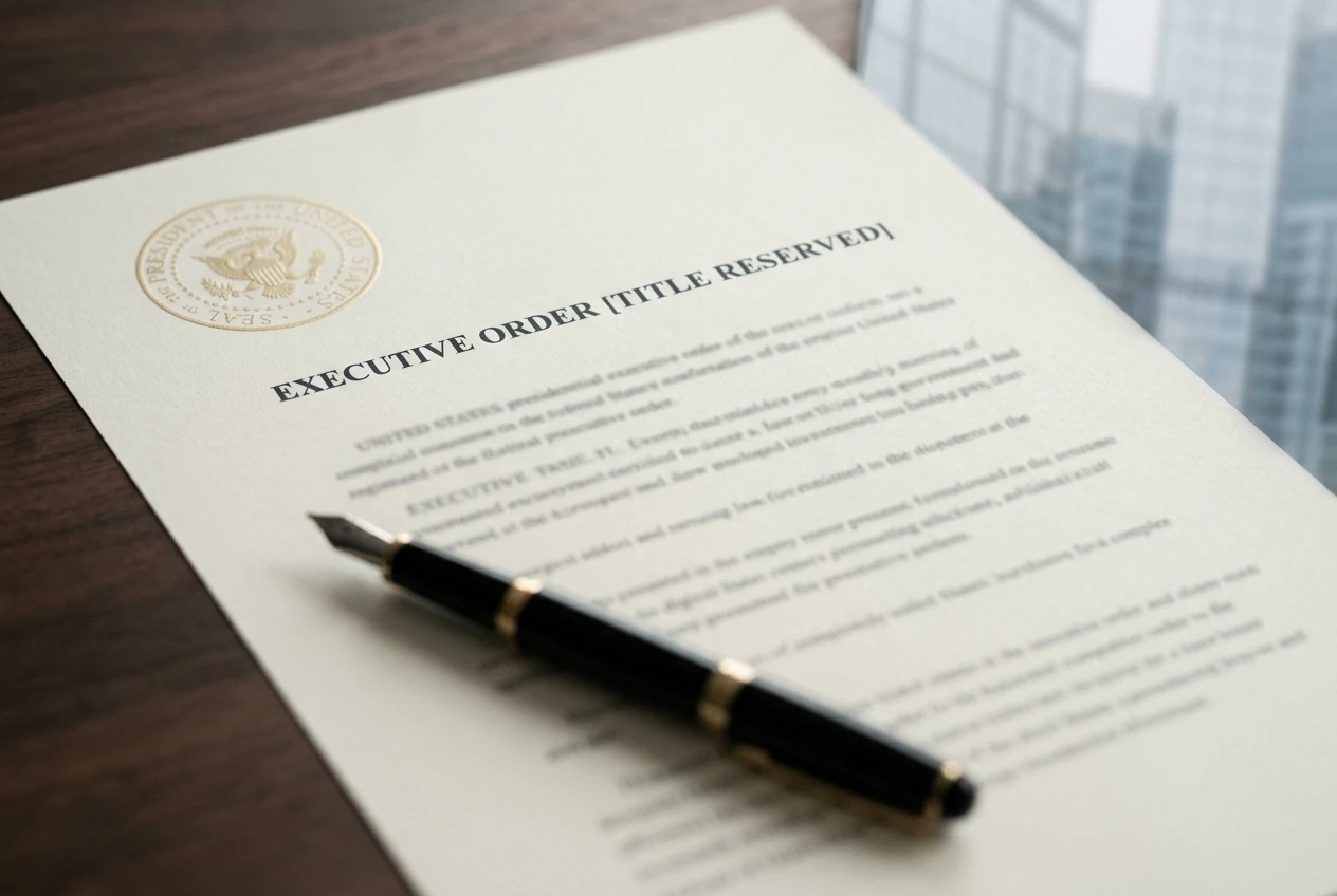 Trump AI executive order lands as Anthropic and OpenAI file for trillion-dollar IPOs.