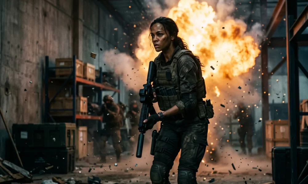 Zoe Saldaña in the new Lioness Season 3 teaser