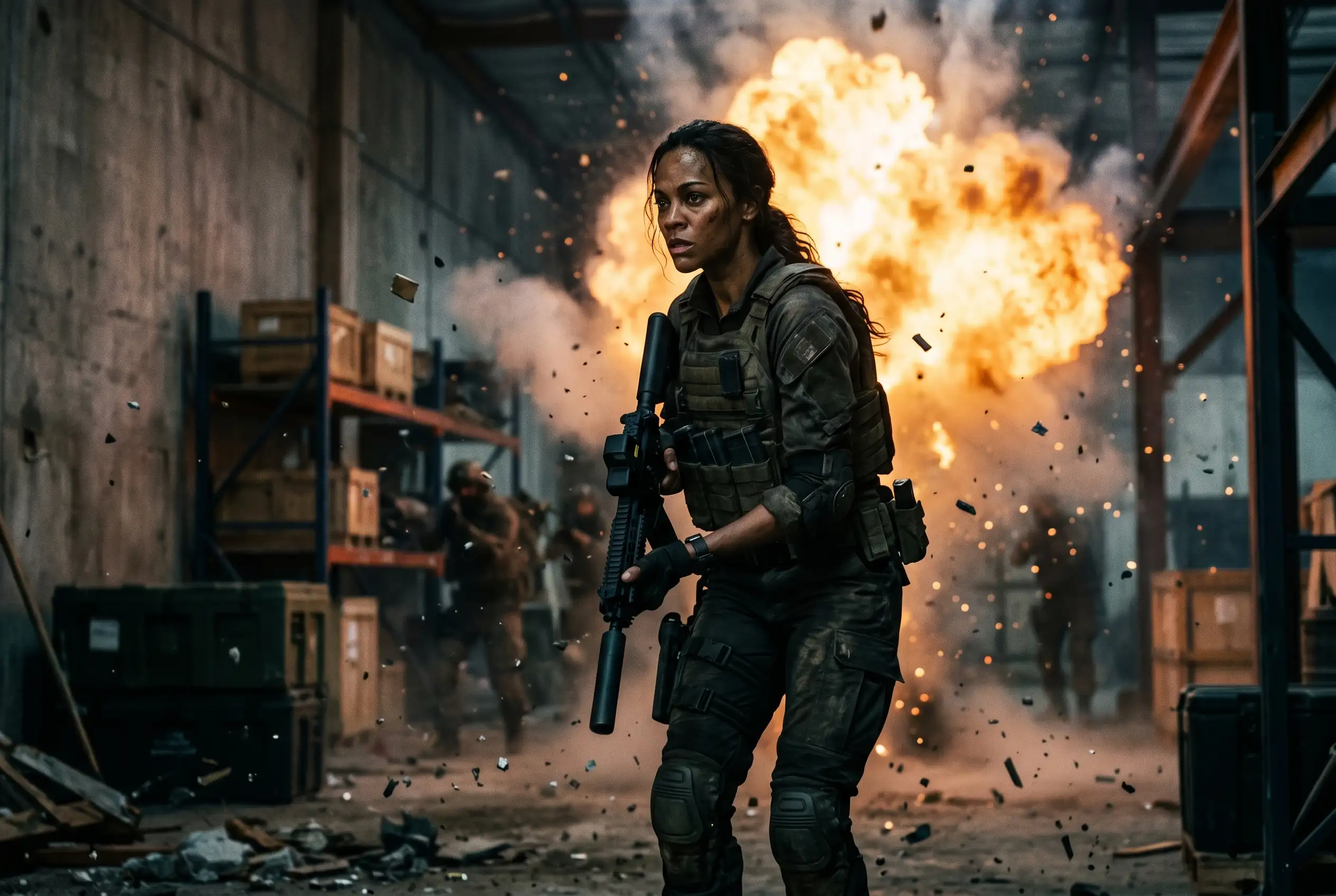 Zoe Saldaña in the new Lioness Season 3 teaser