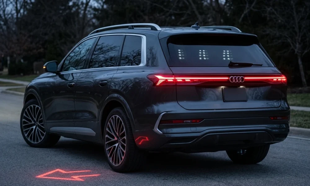2027 Audi Q9 full-size luxury SUV rear OLED lights