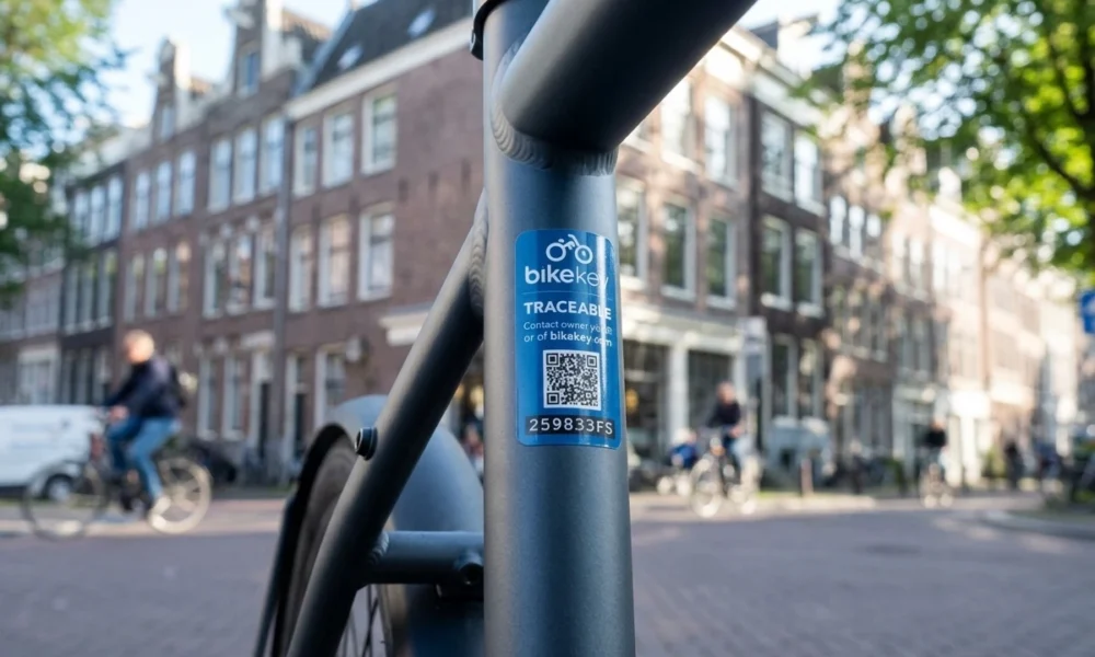 Bikekey digital bike ID QR plate TÖNNJES investment expansion