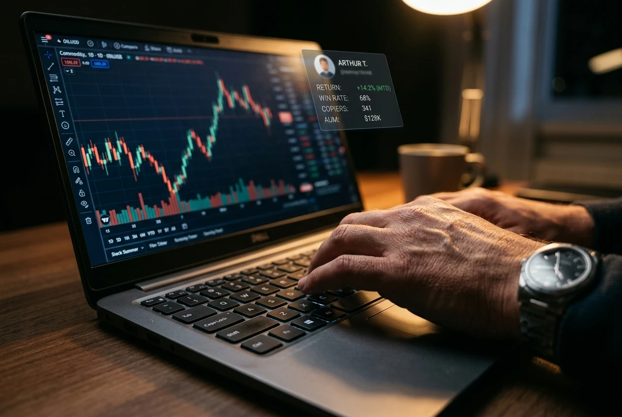Bitget CFD copy trading tiered margin chart view