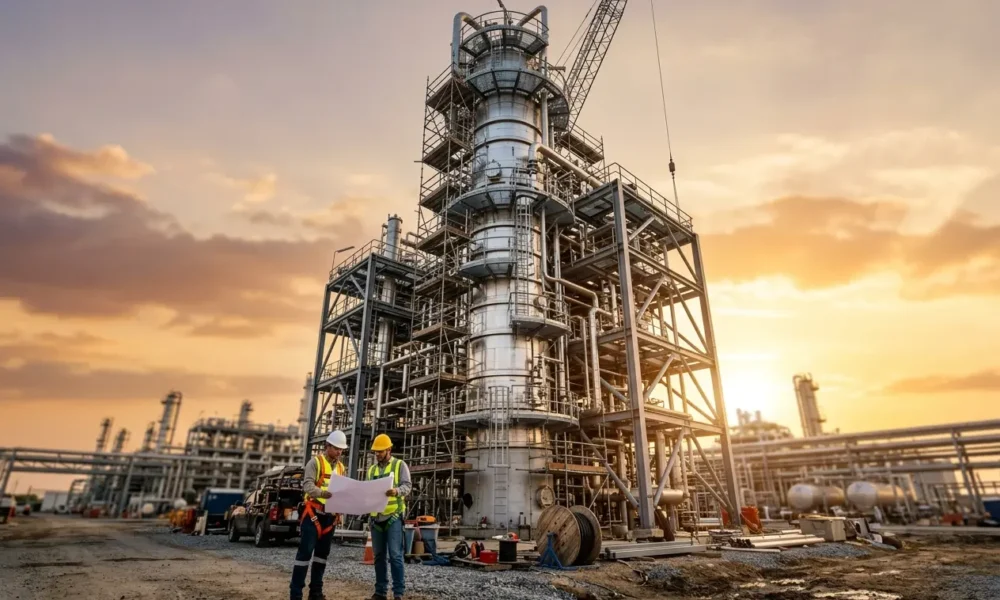 Catalyxx bio-alcohols plant construction in Seville, Spain