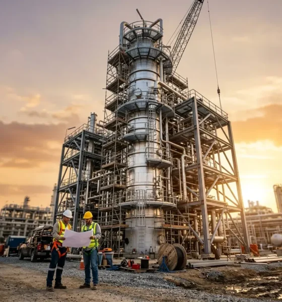 Catalyxx bio-alcohols plant construction in Seville, Spain