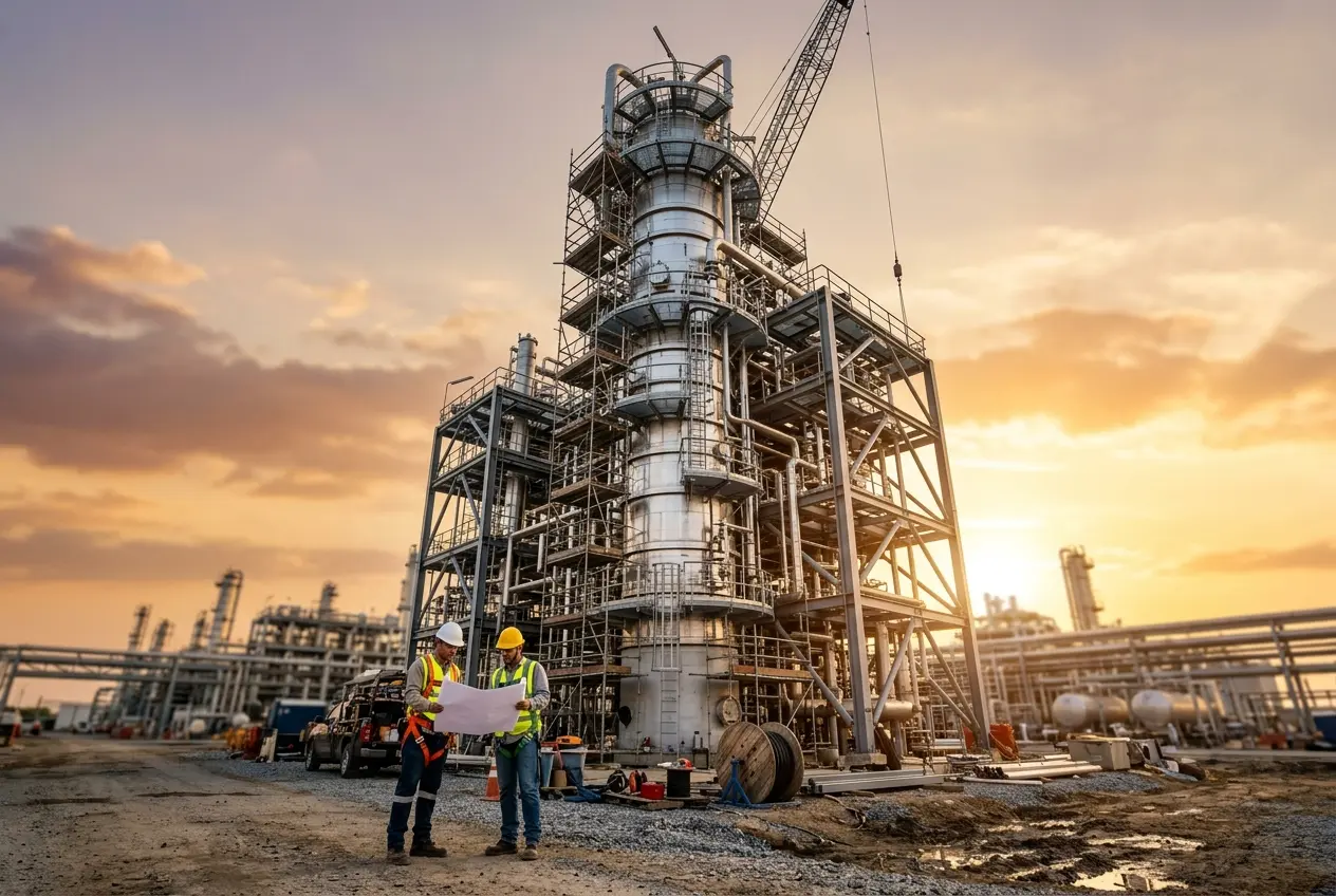 Catalyxx bio-alcohols plant construction in Seville, Spain