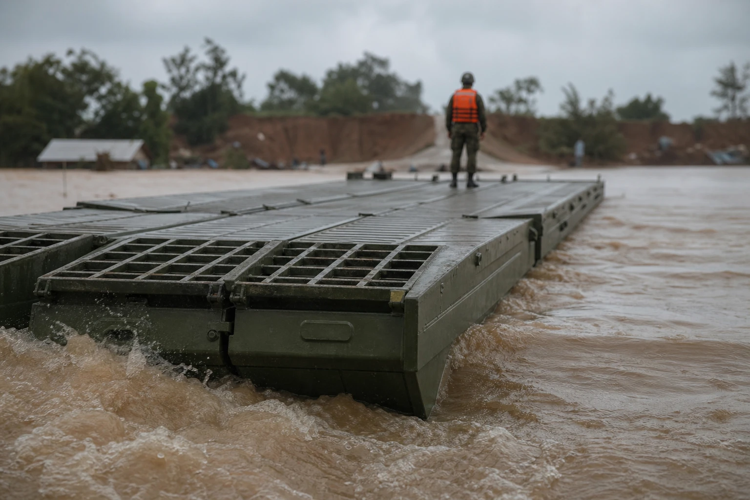 China Anneng pontoon bridge Guangxi flood rescue death toll