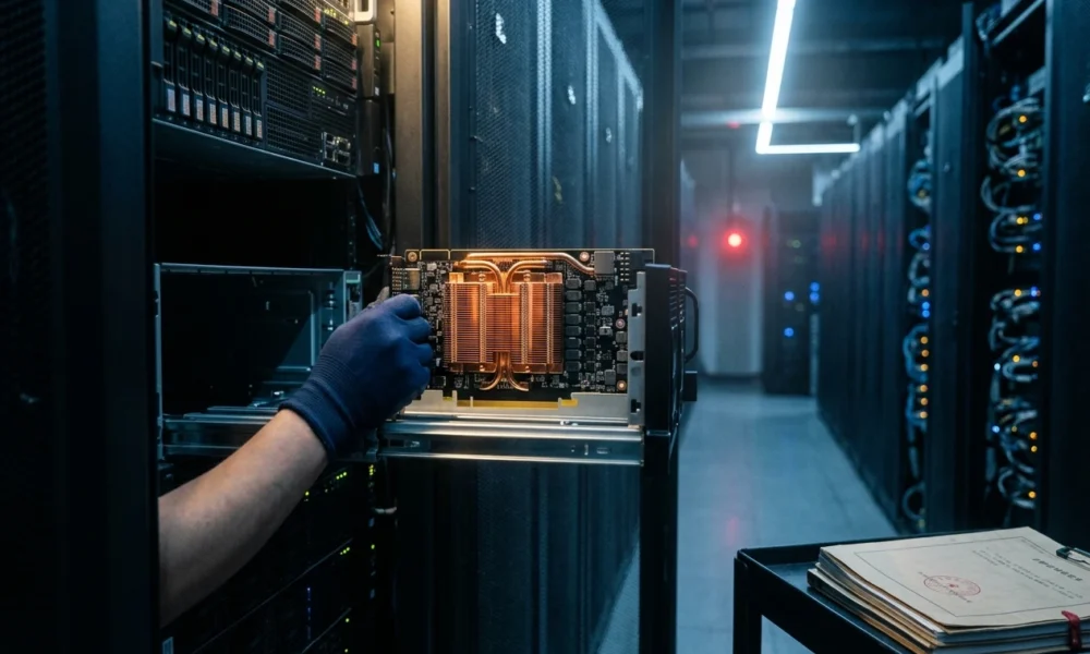 China NVIDIA H200 chip reversal training cap