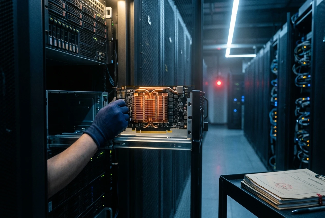 China NVIDIA H200 chip reversal training cap